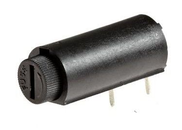 Printed Circuit Board 5x20mm Cartridge Fuse Holder Termoplastik Tubular Horizontal Mount
