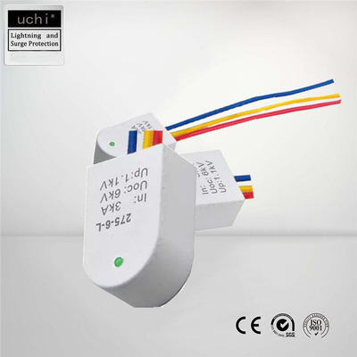 Perangkat Perlindungan Lonjakan LED Termoplastik Uchi, 230V Kelas 3 SPD