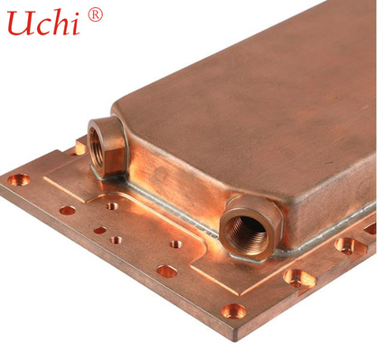 Mesin CNC Copper Foam Heat Sink Cold Plate Liquid Cooling