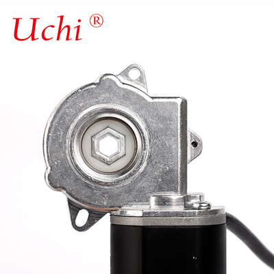 Furnitur Industri Medis Peningkatan Meja Motor Cacing Gear Reduksi DC motor disikat