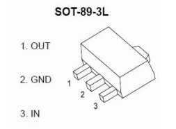 SOT89-3 HT7550-1 100mA Daya Rendah LDO 24V Dalam Peralatan Berkualitas Baterai