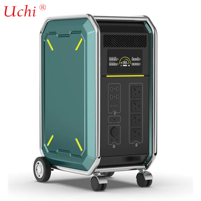 Stasiun Listrik Luar Ruang Portable 5000W Hijau Dan Perlindungan Lingkungan