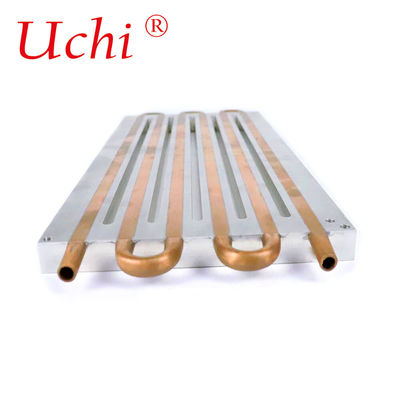 Plat pendingin air Aluminium Cairan Cold Plate Sebuah paduan aluminium Cairan pendingin Panas Sink