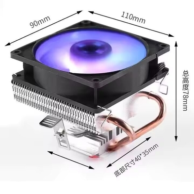 Penjualan Markup 12v Dc Fan Cooler Mini Aluminium Heatsink CPU Cooler