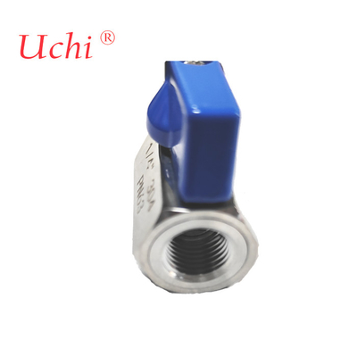 Piring pendingin air katup air 304 stainless steel Double luar dalam dan luar kawat Micro Mini Ball Valve