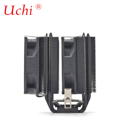 Dual Tower Dual Fan Black Fan Cooler PC Motherboard CPU Cooler