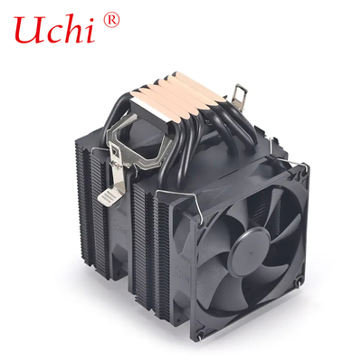Dual Tower Dual Fan Black Fan Cooler PC Motherboard CPU Cooler