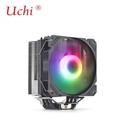 Fener Radiator Hitam Cahaya Tembaga Panas Universal Cpu Cooler Untuk Intel I3 I5 I7 I9 Lga 1151 1366 1700 2011 2066 AMD AM4 AM5