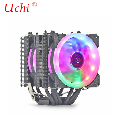 Fener Radiator Hitam Cahaya Tembaga Panas Universal Cpu Cooler Untuk Intel I3 I5 I7 I9 Lga 1151 1366 1700 2011 2066 AMD AM4 AM5