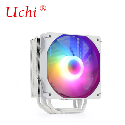 220W Putih RGB ARGB CPU Cooler Fan Dengan 6 Heatpipe Untuk Komputer Server Processor Lga1151 1155 1366 1700 2011 AMD FM AM3 AM4 AM5
