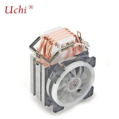 4 Tembaga Heatpipe Radiator Cooling Untuk Komputer CPU Intel I3 I5 I7 LGA1150 1156 1200 1366 1700 2011 AMD AM4 AM5 Cooler