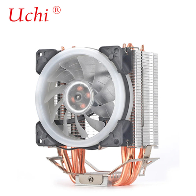 4 Tembaga Heatpipe Radiator Cooling Untuk Komputer CPU Intel I3 I5 I7 LGA1150 1156 1200 1366 1700 2011 AMD AM4 AM5 Cooler