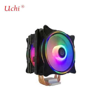 Kompatibilitas kuat komputer tujuan umum pendingin ARGB CPU pendingin udara aluminium CPU