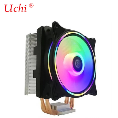 Kompatibilitas kuat komputer tujuan umum pendingin ARGB CPU pendingin udara aluminium CPU