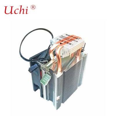 Pendinginan Sisi Vertikal Cpu Pendingin 92mm Fan 2 Tembaga Pipa Panas Pipa Untuk PC Komputer Universal Socket AMD Intel Processor IC