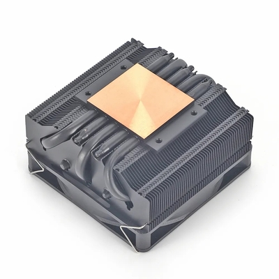 Heatpipe Radiator I3 I5 I7 I9 Lga775 1150 1151 1155 1156 1700 1366 2011 AMD AM4 AM5 Universal Horizontal CPU Cooler Fan Hitam