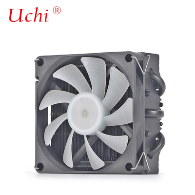 Heatpipe Radiator I3 I5 I7 I9 Lga775 1150 1151 1155 1156 1700 1366 2011 AMD AM4 AM5 Universal Horizontal CPU Cooler Fan Hitam