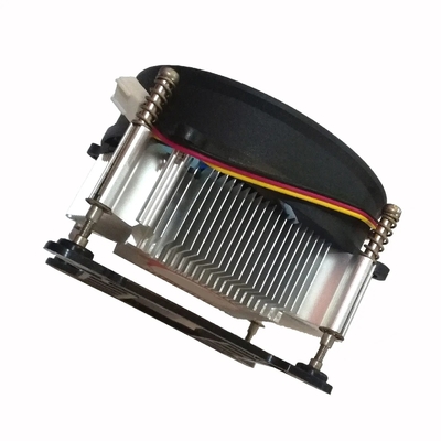 12V DC TDP 75W Untuk Pc Prosesor Pendingin 4 Pin PWM Socket 1700 1200 1150 1151 1155 1156 Cpu Air Cooler Fan