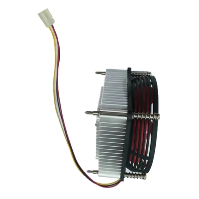 Cpu Cooler PC Intel Processor Socket Lga775 115 Aluminium Heat Sink Fan 3-Pin 4-Pin Pwm Fungsi