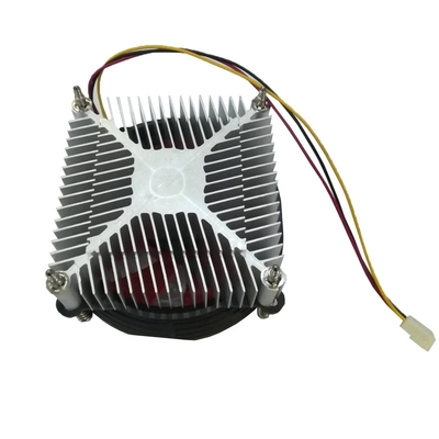Cpu Cooler PC Intel Processor Socket Lga775 115 Aluminium Heat Sink Fan 3-Pin 4-Pin Pwm Fungsi