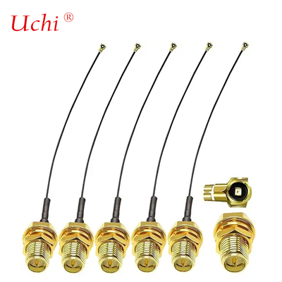 WiFi Antenna Booster Dengan 15cm 6inch 1.13mm RP-SMA Wanita Untuk UFL Kabel Koaksial Kabel Komunikasi