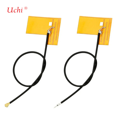 Thin Soft 3 DBi Yellow FPC Flexible Mini UFL 433hmz 2.4 GHz Bluetooth Chip Antenna Untuk ESP32