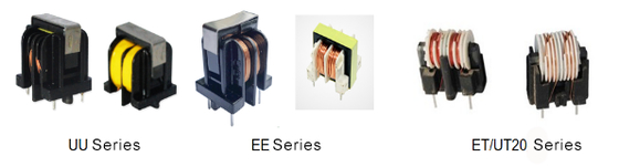 BEE1313 EE13 Vertikal sekunder diperluas 5 2 2PIN Power Distribution Transformer untuk lancar 3 fase transmisi daya