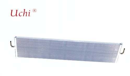 Menghemat Energi Aluminium Fined Mikrokanal Back Plate Heat Exchanger