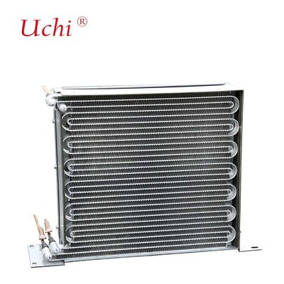 Aluminium Microchannel Fined Heat Exchanger Micro Refrigeration Evaporator