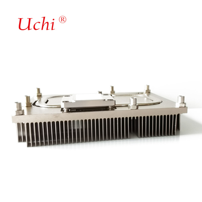 Pendingin CPU Tanpa Kipas Dengan Pipa Panas Tembaga Dan Sirip Ritsleting Aluminium