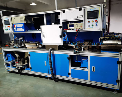 The Varistor Production Equipment Is An Integrated Machine For Testing, Marking, Pin Cutting And Pin Pulling