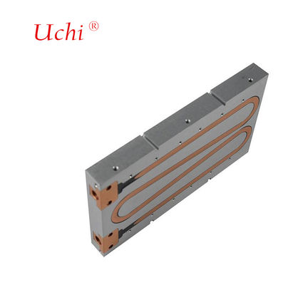 Pendingin Cair Blok Berpendingin Air 30mm yang Disesuaikan Dibuat Dari Paduan Aluminium