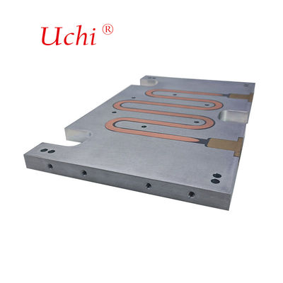 Pelat Pendingin Cair IGBT Kustom Pelat Pendingin Aluminium Pelat Dingin Air, Pelat Pendingin Cair