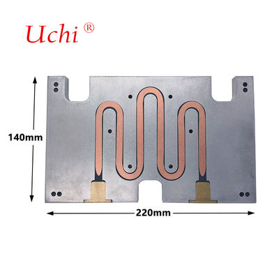Pelat Pendingin Cair IGBT Kustom Pelat Pendingin Aluminium Pelat Dingin Air, Pelat Pendingin Cair