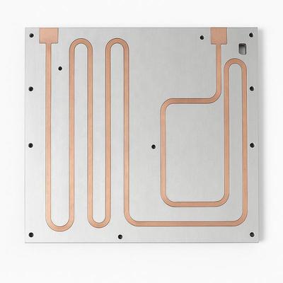 CNC Machining Water Cooling Plate Liquid Cooling Block PSU Tube Heatsink,Fluid-cooled Plate