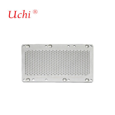 Sirip panas tembaga persegi mesin CNC untuk CPU