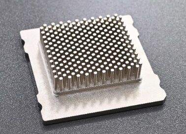 Pendingin Panas Skived Pin Fin Persegi Tempa Dingin 70W