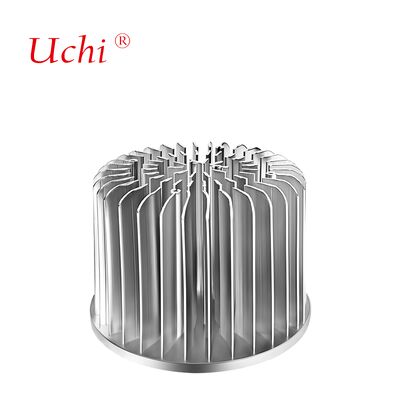 Pendingin Panas Aluminium Radial Tempa Dingin Casing Perak 100mm