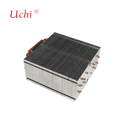 1500W LED Heat Sink - 5 Zipper Fin Heat Pipe Cooling Module