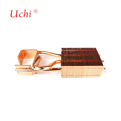 220W Tembaga Buckle Fin Panas Sink Untuk Proyektor Lampu