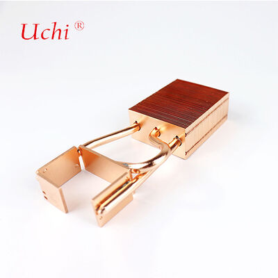 220W Tembaga Buckle Fin Panas Sink Untuk Proyektor Lampu