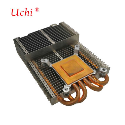 Aluminium Buckle Fin Stacked Active Composite Heat Sink