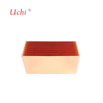 Custom Tembaga tebal Fin Skived Panas Sink