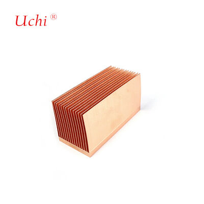 Custom Tembaga tebal Fin Skived Panas Sink