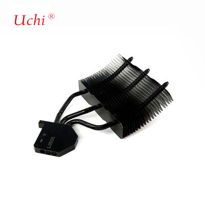 Pemanas LED Aluminium Hitam Presisi Tinggi