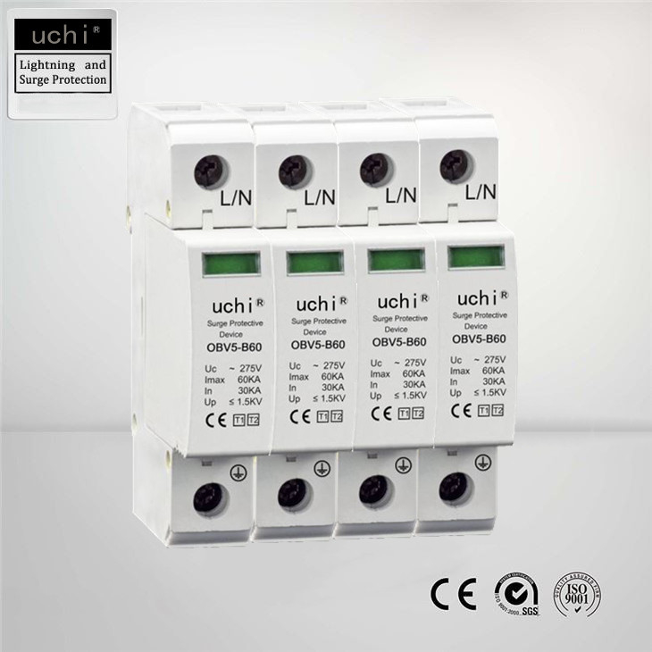 CQC 4 Pole tipe 1 dan tipe 2 perlindungan lonjakan arus untuk sistem kontrol Motor