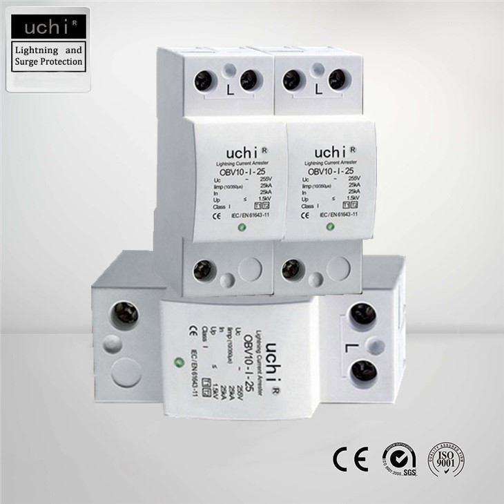 320V Tipe 1 2 Surge Protector TN, Perlindungan Petir Kabel Ethernet Luar Ruangan