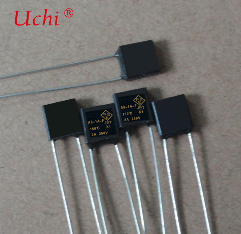 150 Derajat Plastik Thermal Cut Out Fuse Untuk Transformer 2A Alloy