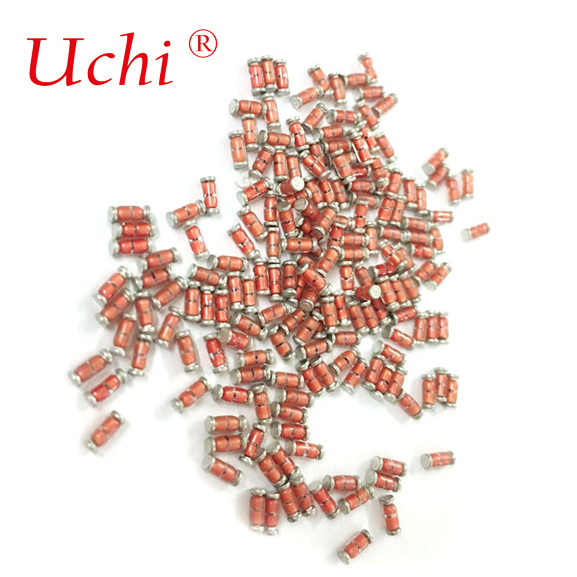 MELF103-3950 10Kohm Permukaan tahan suhu tinggi mount termistor Metal Electrode