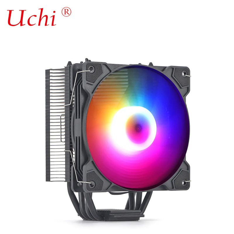 Fener Radiator Hitam Cahaya Tembaga Panas Universal Cpu Cooler Untuk Intel I3 I5 I7 I9 Lga 1151 1366 1700 2011 2066 AMD AM4 AM5